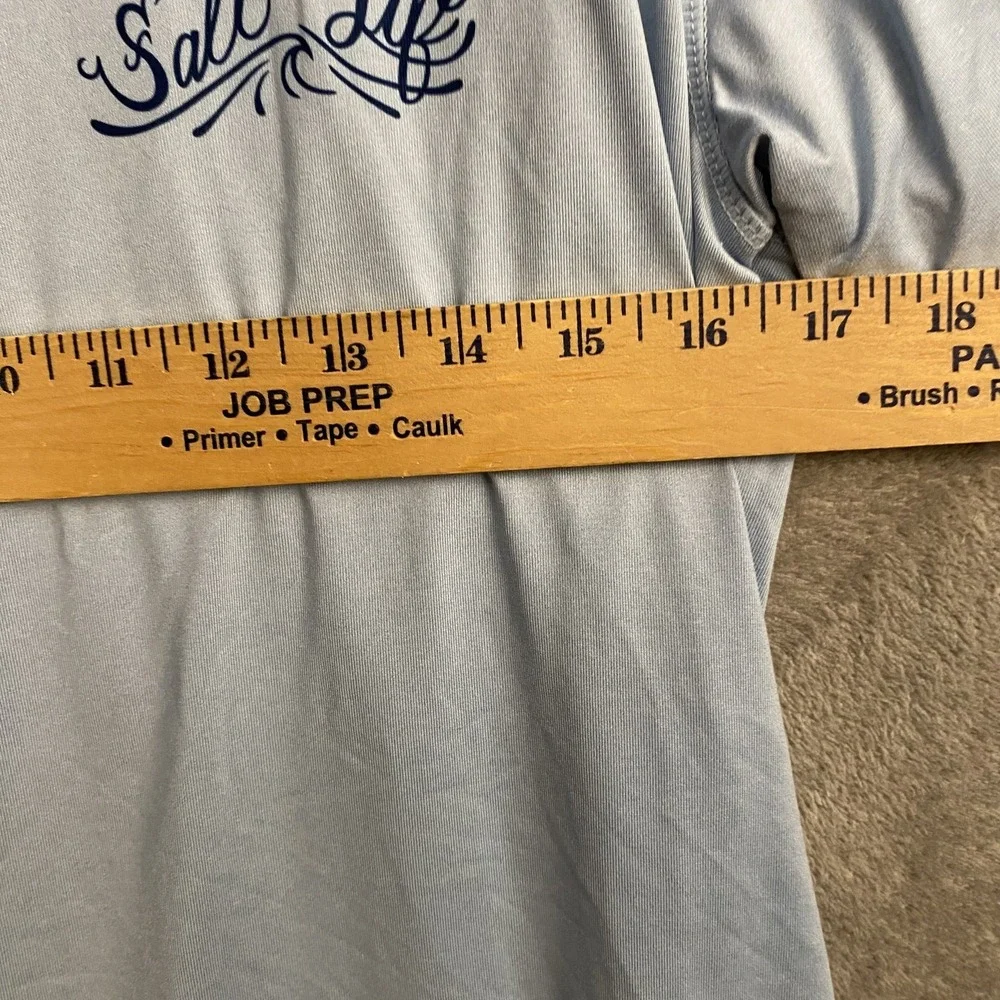 Salt Life Mens Medium SLX T-Shirt Blue